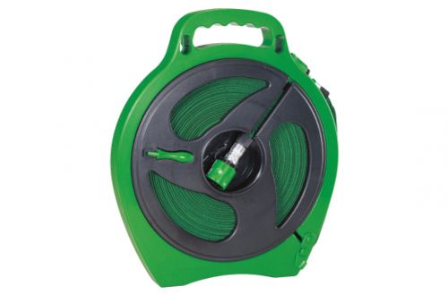 Flat Hose With Plastic Male & Female Connector & Hose Reel