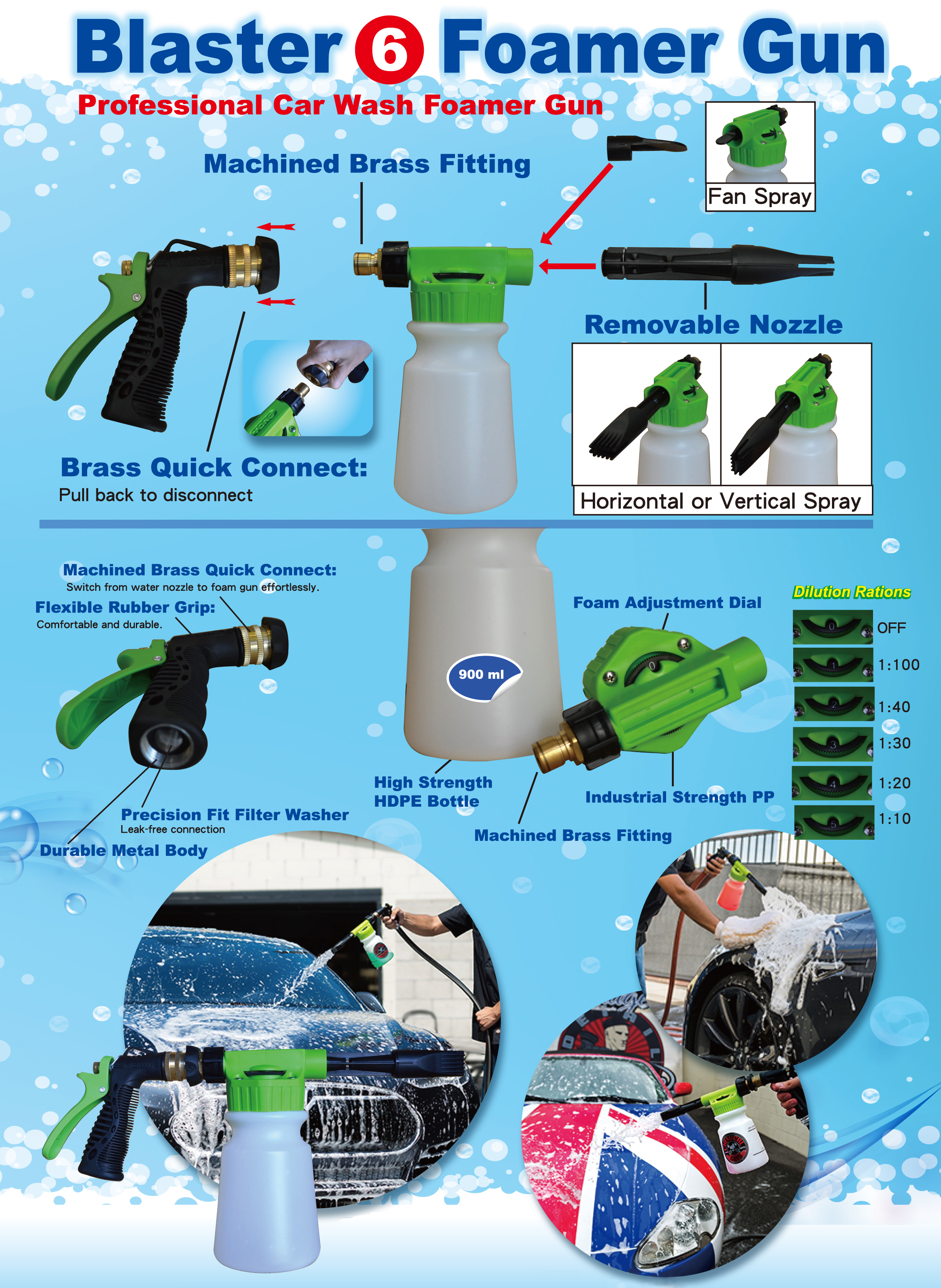 Professional Car Wash Foamer Gun