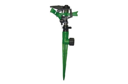 Plastic Impulse Sprinkler With Plastic 1-Way Spike PS1