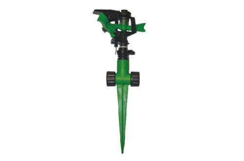 Plastic Impulse Sprinkler With Plastic 2-Way Spike PS2