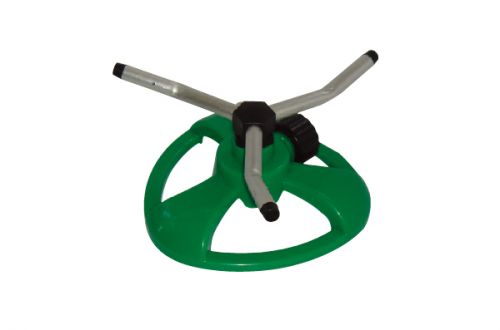 Aluminum 3-Arm Sprinkler With Plastic Base W-9860P