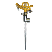 Zinc Impulse Sprinkler With Metal 1-Way Spike MS1